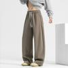 Calça Masculina Outono e Inverno Calça Jogger Wide-Leg Calça Casual Masculina 2025 Nova Calça Masculina Esportiva Reta Longa