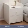 Mesita de Noche Pequeña para Dormitorio del Hogar 2026 Venta Caliente Almacenamiento Gabinete Pequeño Mesita de Noche para Habitación de Alquiler Estante de Almacenamiento Simple