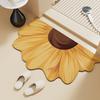 Tapete de Piso Estilo Girasol Alienígena Barro de Diatomeas Tapete de Baño Tapete de Entrada Tapete de Inodoro Absorbente de Agua para Pies