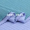 Tejido Fancy de Canalé 230g, Tejido de Punto Rayado Elástico, Poliéster Spandex Tela de Moda para Ropa de Casa y Ocio