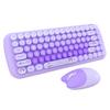 Mofii Skyscraper Teclado de Mano Ratón Traje Alto Valor de Color Ratón Inalámbrico Teclado Fábrica Caliente Color Mixto Caramelo