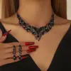 Joias Populares Europeias e Americanas Transfronteiriças, Luxo Leve e Zircônia de Alta Qualidade, Acessórios de Casamento para Noivas, Conjuntos para Vestidos de Banquete Atacado