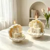 Castillo del Tamaño de una Palma Estilo Ins, Castillo de Conchas, Jardín de Rosas, Vela Aromática, Adorno de Yeso, Molde de Silicona al por Mayor