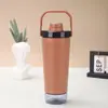 Vaso Batidor Portátil Transfronterizo Termo de Acero Inoxidable 304 Gran Capacidad Taza para Deportes al Aire Libre Mantenimiento Frío al Vacío Taza de Café