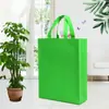 Bolsas de TNT Espessado, Sacolas de Compras Ecológicas, Bolsas Tote Promocionais, Logo Impresso, Bolsas de TNT Laminado, Feitas Sob Medida