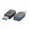 Para cima e para baixo para a esquerda e para a direita cotovelo USB macho para fêmea Adaptador USB 3.0 macho e fêmea Extensão de 90 graus Plugue de conversão em ângulo reto