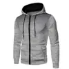 Nueva sudadera para hombre para comercio electrónico transfronterizo en Amazon, sudadera con cremallera casual deportiva y de fitness para hombre, sudadera para hombre de otoño e invierno