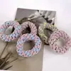Nueva Banda de Goma Gruesa Tejida a Mano de Alta Elasticidad y Super Duradera para el Cabello de Mujer
