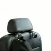 Gancho Resistente para Coche, Tipo Oculto de Cuero, Gancho Multifuncional para Asiento Trasero, Almacenamiento Universal para Maletero