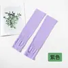Manga de hielo repelente de mosquitos de verano para hombres y mujeres, mangas protectoras solares, puño aumentado, seda de hielo, para exteriores, ciclismo, conducción, color sólido, fabricantes mayoristas