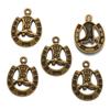 Acessórios de joias de liga DIY Botas western de jeans Pingente de ferradura Pulseira Chaveiro Pingente decorativo D9351