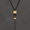 Cordão de Pingente Colar de Pescoço Corda para Pingente Corda de Pingente com Corda Ajustável Masculino e Feminino Jade Thangka Cartão de Buda