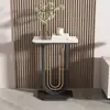 Estructura para Flores de Lujo Ligero Estilo Italiano, Soporte de Piso para Flores para Sala de Estar Estilo Nórdico con Encimera de Roca, Soporte de Hierro de Gama Alta Simple para Macetas