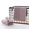 Algodón Puro 40 Hilos Toalla de Algodón Absorbente Lavabo Facial al por Mayor Engrosada Sin Pelusa Suave Bordado Lo
