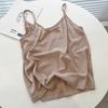 Camisole Fina de Algodão, Bambu e Linho para Mulheres, Nova Chegada Verão 2026 Estilo Coreano Versátil Regata Sem Mangas, Camada Base Tendência