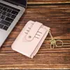 Porta-moedas Colorido Personalizado com Chaveiro, Porta-cartões Mini Fino, Carteira Portátil Estilo Coreano, Processamento de Personalização de Logo