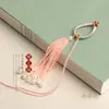 Pingente de Bolsa Chaveiro Borla DIY Destacável Estilo Antigo Multicolor Translúcido Brocado Song Contas Pulseira de Borla