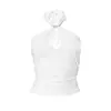 Amazon Roupas Femininas 2026 Verão Nova Moda Garota Spicy Top Cropped de Renda com Cadarço Roupa Íntima Roupa Externa Costas Bonitas Top Feminino Atacado