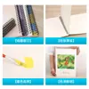 Libro de Dibujo en Blanco para Acuarela A4A3 Engrosado de 180g para Estudiantes de Arte, Bocetos, Libro de Dibujo Graffiti DIY para Jardín de Infancia
