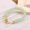 Nuevo brazalete de dopamina para mujer estilo Ins diseño de nicho alta gama nuevo estilo chino con cuentas pequeño y fresco brazalete de cristal