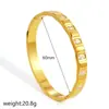 Pulsera de acero inoxidable de moda estilo coreano para mujer, elegante y versátil, diseño único, llena de diamantes, popular en línea, joyería de lujo ligero al por mayor