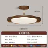 [Transfronteiriço] Lustre para Sala de Estar Retrô Francês Cor Principal Noz Estilo Song Caqui Iluminação para Sala de Jantar Estética para Quarto