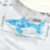 Pinza Creativa para el Cabello de Acetato con Tema Oceánico de Tiburón y Peces de Colores, Pasador Único de Animales para Niñas, Accesorio para el Cabello para la Parte Posterior de la Cabeza