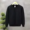 Moletom Huamian Masculino Primavera e Outono 2025 Novo Estilo Coreano Tendência Solto Gola Redonda Cor Pura Manga Longa Camiseta Versátil Top