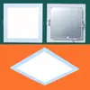 Lámpara LED Antigua con Hebilla 20X20 para Cocina y Baño Empotrada 17X17 Lámpara Plana para Baño Lámpara de Techo para Cocina 30X30