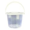 Cubeta para Orina Grande de 3000 ml con Tapa, Báscula y Asa para Mujeres, Cubeta para Orina Espesada