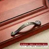 Manija Estilo Europeo Antigua de Aleación de Zinc en Bronce Rojo Antiguo, 96mm Manija para Puerta de Armario Cajón Gabinete
