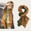 Atmosfera da Moda Outono e Inverno Super Sensação Lenço de Seda Leopardo Xale Estilo Coreano Lenço Versátil Celebridade da Internet Lenço de Seda Leopardo Super Grande