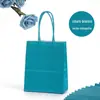 Bolsas de Sacola de Papel Kraft Coloridas com Logo Personalizado, Sacolas de Presente, Sacolas de Lembrança, Sacolas de Papel para Embalagem de Presente, Atacado em Estoque