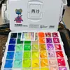 Recomendado por Professor de Artes Tinta Gel Substituta Novo Conjunto de 24 Cores, 35 Cores, 54 Cores, Conjunto de Tinta Guache Gel Marley