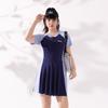 Traje de baño talla grande chica gordita Cubrecarne Adelgazante Manga Corta Deportivo Especial Piscina Aguas Termales