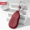 Directo de Fábrica Cubierta de Llave de Coche Xiaopeng G3 Capa Superior Piel de Vaca Bolso de Llave de Alta Calidad Hebilla de Concha Modificación Interior para Hombres y Mujeres
