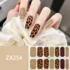 ZA - Adhesivo para uñas blanco sin hornear, totalmente impermeable, parche para decoración de uñas, sensación avanzada, simple, pegamento para esmalte de uñas al por mayor