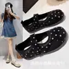 Zapatos casuales de tela para primavera y verano para mujer, malla de lunares, transpirables, resistentes al olor, zapatos cómodos para mujer con suelas suaves, enviados en 1 día
