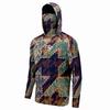 Camisetas de Pesca para Hombre Nueva Verano Protección Solar Transpirable Manga Larga con Capucha Camiseta Ropa de Pesca Protección UV