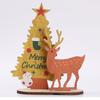 Disposición de Escena Navideña Adornos de Alce de Madera Adornos de Madera para Fiesta de Navidad Hogar Decoración de Mesa