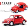 Modelo de Coche de Aleación al por Mayor Puerta de Coche Clásico Retro Abrible Empujar Hacia Atrás para que Vaya Solo Coche de Juguete para Niños Decoración de Pastel Adornos para Coche