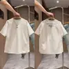 Camiseta Masculina de Manga Curta Nova Tendência de Verão, Estrutura Simples, Toque de Luxo, Estilosa e Versátil, Camiseta Casual de Meia Manga