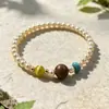 Nova pulseira de estilo étnico chinês feminina, pulseira de estilo nacional, contas de madeira, nova pulseira de nicho, pulseira feminina, leve, luxuosa, de alta qualidade,
