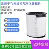 Adecuado para Filtro Hepa de Carbón Activado Elemento Filtrante para Purificador de Aire Philips Fy1700/30, Ac1715