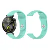 Adequado para Relógio Huawei Gt4/5 Pulseira de Silicone Monocromática Fivela Invertida Pulseira de Pulso de Silicone Fivela de 18mm Pulseira de Relógio de Silicone