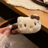Otoño e Invierno Lindo Clip para el Cabello de Felpa de Oso Horquilla Grande y Esponjosa para Niñas Clip para Flequillo Lateral Accesorio para el Cabello Fresco de Dibujos Animados