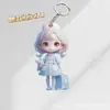 Temu transfronteiriço novo modelo médico enfermeiro acrílico plano 2D desenho animado pingente decorativo chaveiro de presente