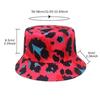 Sombrero cubo plegable de viaje para exteriores de primavera y verano, sombrero de pescador de doble cara, sombrero para el sol con protección solar estampado para hombres y mujeres