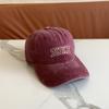 Novo Estilo Lavado Algodão Cap Bordado Carta Duque Moda Cap All-match Viagem Proteção Solar Chapéu de Sol Boné de Beisebol Masculino