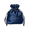 Bolsa de Satén con Cordón Bolsa con Cordón de Fondo Redondo Bolsa de Satén de Imitación de Seda Bolsa para Guardar Bola de Laberinto Bolsa de Regalo para Productos de Belleza y Cuidado de la Piel